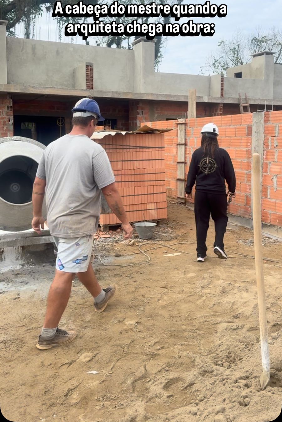 Visita de acompanhamento em canteiro de obra